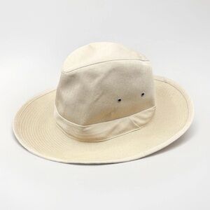 NWT VTG Banana Republic Travel & Safari ADVENTURE Khaki Hat Sz large FRANCE Made